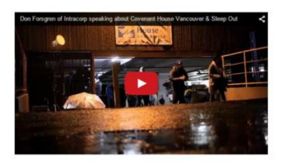 Intracorp goes above and beyond for Covenant House Vancouver